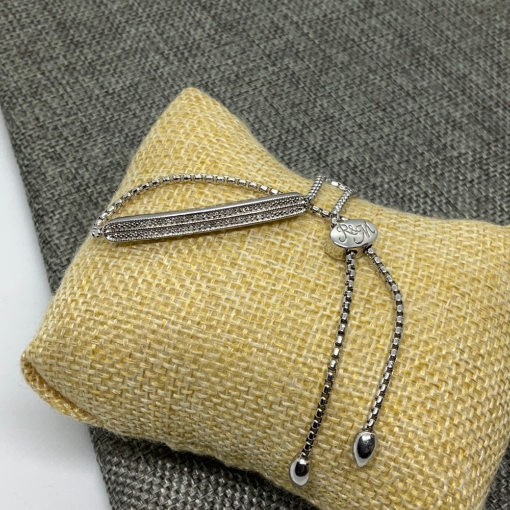 Rhythm and Muse Diamond Sterling Silver Bolo Bracelet
